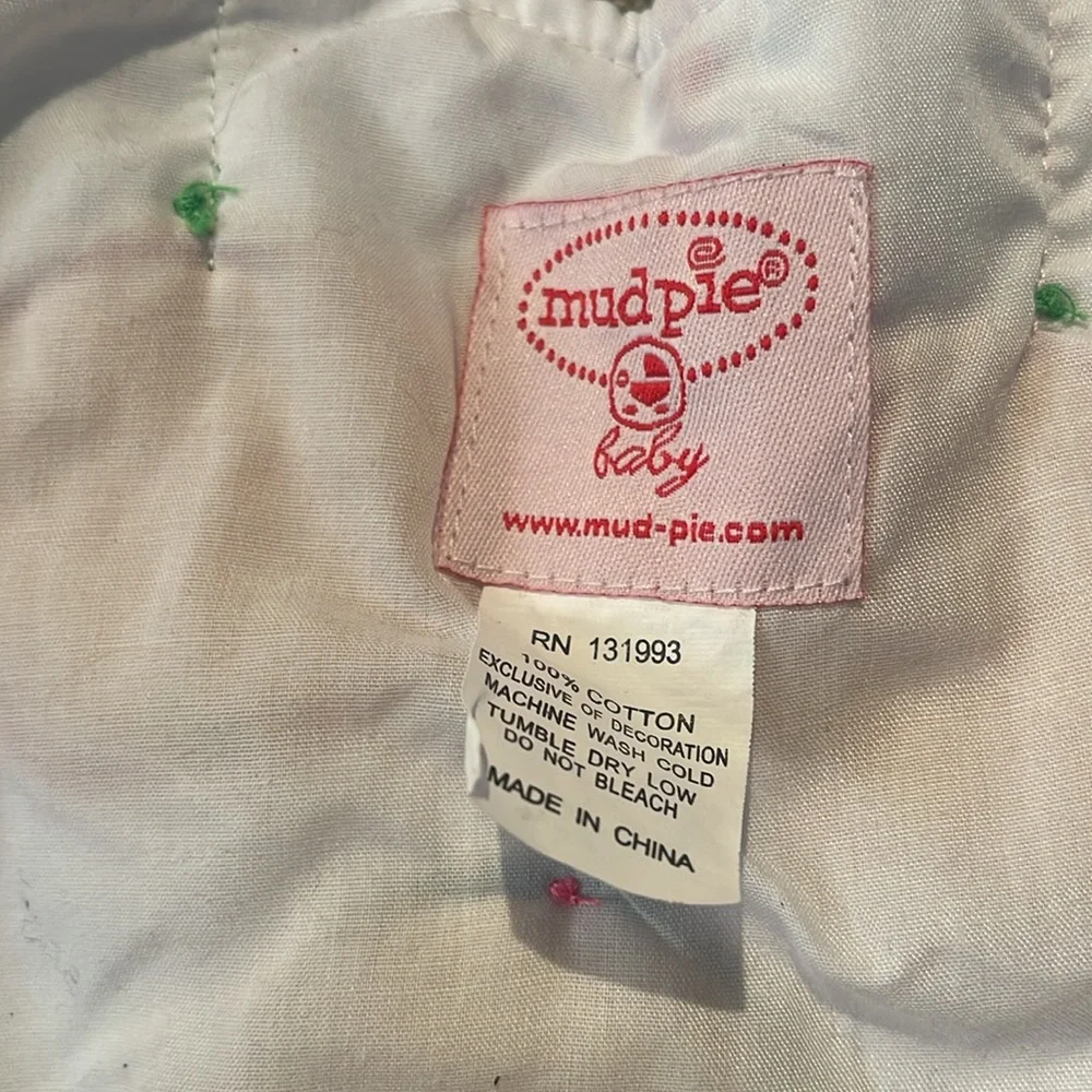 Mud Pie Ornament Pique Bib